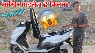 Mileage test  Suzuki Burgman 125 Street  Real milage test by Abhishek Ranjan [upl. by Nehtiek]