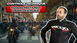 ❌😡 NON au contrôle technique moto une manifestation RECORD [upl. by May]