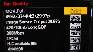 Panasonic GH5 II GH5M2 recording quality modes  Intermediate tips [upl. by Zildjian]