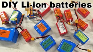 Making DIY Liion batteries for RC [upl. by Samul]