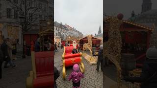 Christmas Market in Copenhagen christmasmarkets christmasdecor christmasshopping copenhagen [upl. by Arbmik894]