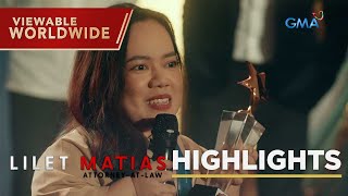 Lilet Matias AttorneyAtLaw Lilet slaps her achievement on her haters Episode 97 [upl. by Naujyt]