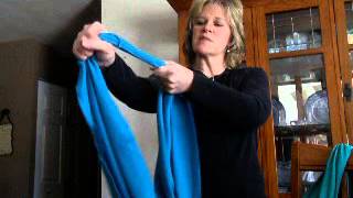 TShirt Scarf Tutorial [upl. by Allebram]