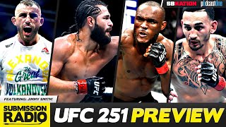 UFC 251 USMAN vs MASVIDAL PREVIEW SHOW  Submission Radio [upl. by Fortna2]