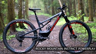 2019 Rocky Mountain Instinct Powerplay A70 review  eMTB Videos [upl. by Ttekcirc]