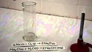 Formation of sodium hydroxide [upl. by Cristie]