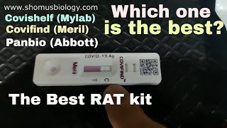 The best rapid antigen covid test kit  Mylab vs Meril vs Panbio covid rapid antigen test kit [upl. by Henka]