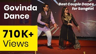 Govinda Mix Dance  Govinda Style Dance  Govinda Songs  Sangeet Dance  Couple Dance  Funny Dance [upl. by Aileve546]