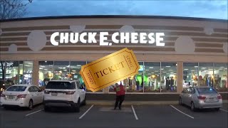 How Many Tickets Can We Win at Chuck E Cheese [upl. by Ahsemaj]