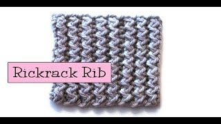 Fancy Stitch Combos  Rickrack Rib [upl. by Eceertal]