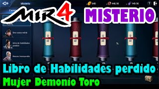 MIR4 Misterio 42  Libro de Habilidades perdido  Mujer Demonio Toro [upl. by Daphne]