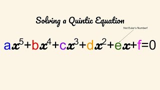 Factoring by Grouping for Another Quintic Equation [upl. by Dora]