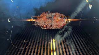 Fat Side UpSide Down  Rotisserie Brisket [upl. by Laemsi]