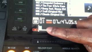 Pioneer CDJ 2000 using iPod as USB [upl. by Genisia]