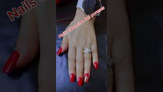 How to Use Our Apres GelX Nails Extension System  beautiful shorts video  gel nails  Red 💅♥️💅💅 [upl. by Linc215]