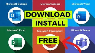 How to Download Microsoft Office 2019 for Free Windows 11 2024 StepbyStep [upl. by Lilybel]