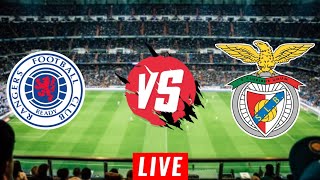 Glasgow Rangers vs Benfica live match [upl. by Olegnaed]