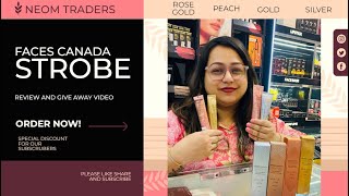 faces canada strobe cream  rose goldgoldpeachsilver review and test facescanada strobecream [upl. by Fenner824]