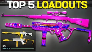 TOP 5 BEST META LOADOUTS in WARZONE 3 REBIRTH ISLAND [upl. by Anoiuq627]