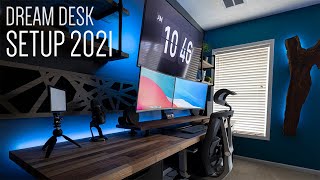 Ultimate Dream Desk Setup Build  8ft Desk  IKEA  Custom [upl. by Orelle688]