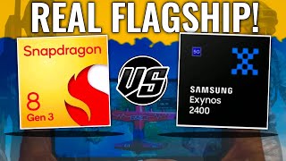 Exynos 2400 vs Snapdragon 8 Gen 3  Real FLAGSHIP Processor [upl. by Byron]