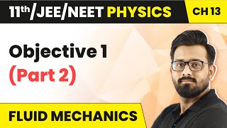 Fluid Mechanics  Objective 1 Part 2  Class 11 Physics Ch 13 HC Verma JEENEET 202425 [upl. by Newman]