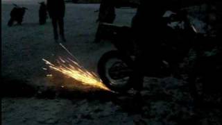 dubbbörn ktm 125 exc burnout [upl. by Wendall]