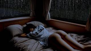 Rain Sounds For Sleeping  99 Instantly Fall Asleep With Rain And Thunder Sound At Night [upl. by Einyaj637]