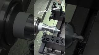 Lathe machine work l cnc machine lathemachine foryou viralvideo [upl. by Ibok]