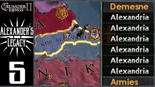 CK2 Lux Invicta  Alexanders Legacy 5  Glorious Alexandria [upl. by Annaxor]