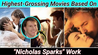 Nicholas Sparks Works Based HighestGrossing Hollywood Movies  Bio amp NetWorth School [upl. by Shanie]