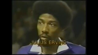 Julius Erving  1977 NBA AllStar MVP Highlights Showtime [upl. by Hurlow]