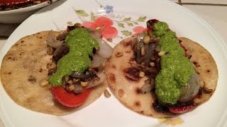 Twisted Aji Verde Steak Tacos on the Mojoe Griddle [upl. by Lemahs]