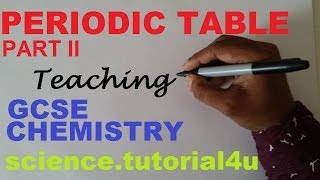 Periodic Table Part 2 GCSE CHEMISTRY [upl. by Rosalia570]