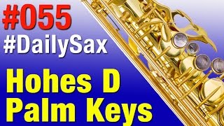 Das hohe D  PalmKeys  DailySax 055  Saxophon lernen [upl. by Nilesoj]