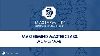 Mastermind Masterclass ACMGAMP Classification [upl. by Ahoufe]