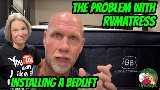 How to install a Bed Lift kit in an RV  Problem with RV Mattress [upl. by Danit]