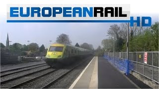 Iarnród Éireann Irish Rail 201 loco 229  mk4 set 4006 passes Kildare Station [upl. by Eiznyl]