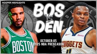 Boston Celtics vs Denver Nuggets Full Game Highlights  Oct 5  2024 Abu Dhabi Games [upl. by Terena]