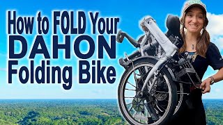 How to Fold a DAHON Foldable Bike [upl. by Criswell]