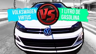 TEST EXTREMO VIRTUS VS 1 LITRO DE GASOLINA  Pruebas de Consumo [upl. by Estren]