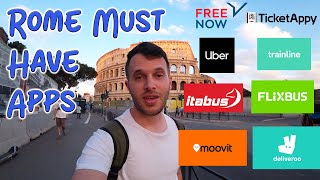 SIX MustHave Apps When Traveling To Rome  Rome Travel Tips [upl. by Irok185]