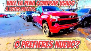 ASI SE ESTAN VENDIENDO LAS CAMIONETAS EN TEXAS  Mix de Chevy Ram Ford Nissan Toyota en USA [upl. by Kassaraba16]