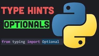 Optional Type Annotation  Python Tutorial [upl. by Hildagard250]