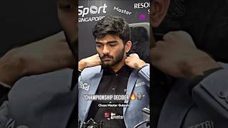 Gukesh Winning World Championship Final Moments  D Gukesh Winning Moves chess chessgame india [upl. by Deborath424]