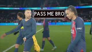 Kylian MBAPPEs REACTION When His Brother Ethan Mbappe had debut with him [upl. by Meensat]