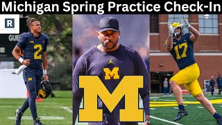 Michigan Spring Practice CheckIn  Michigan Football [upl. by Nicolas294]