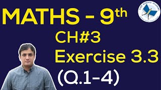 9th Class Maths solutions ch 3 Exercise 33 Q 14  FAST MATHEMATICS TUTORIALS [upl. by Iraj363]