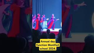 Annual function Montfort school 2024annualfunction school schoollife girl [upl. by Forcier]