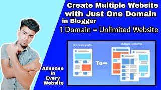 How To Create Subdomain In Blogger  Create Multiple Website Using One Domain  Subdomain Website [upl. by Dianna904]